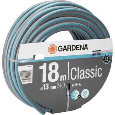 GARDENA 18001-20 Haveslange 18 m 13 mm 1/2 tomme Grå,