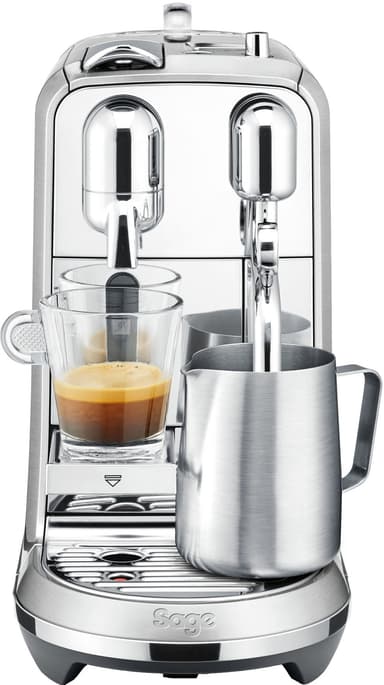 Nespresso fra Sage Creatista Plus kapselkaffemaskine SNE800BSS4END1 Elgiganten