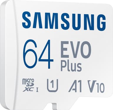 Samsung EVO Plus mikro SD hukommelseskort (64GB)