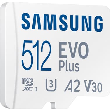 Samsung EVO Plus mikro SD hukommelseskort (512GB)