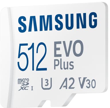 Samsung EVO Plus mikro SD hukommelseskort (512GB)