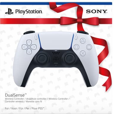 PS5 DualSense trådløs controller Giftwrap Ed. (white)