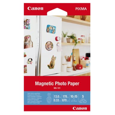Canon MG-101 10x15cm magnetisk fotopapir (5 sider)