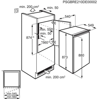 Electrolux Køleskab LRB2AE88S