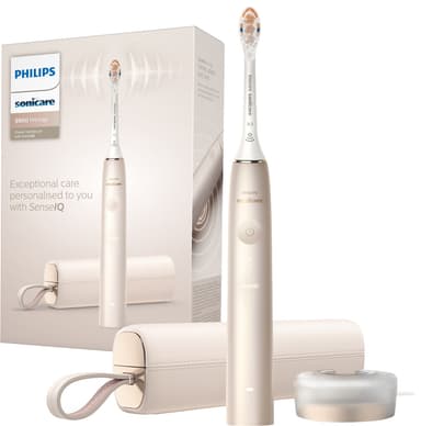 du efter en ny Philips 9900 elektrisk tandbørste HX999211 (champagne), så klik forbi og find bedste pris i dag!