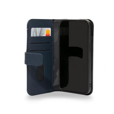 Decoded iPhone 13 Etui Leather Detachable Wallet Matte Navy