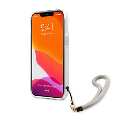 Guess iPhone 13 Pro Cover Marble Design Stripe Grå