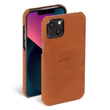 opfindelse Ejendomsret anspore Krusell iPhone 13 Mini Cover Leather Cover Cognac | Elgiganten