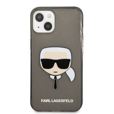 Karl Lagerfeld iPhone 13 Cover Full Glitter Sort
