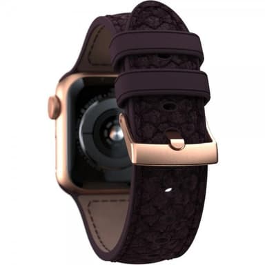 Njord by Elements Apple Watch 38/40/41mm Armbånd Salmon Series Aubergine