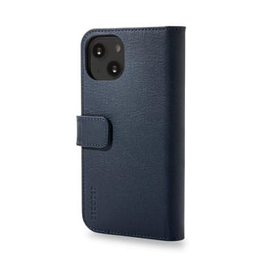Decoded iPhone 13 Etui Leather Detachable Wallet Matte Navy