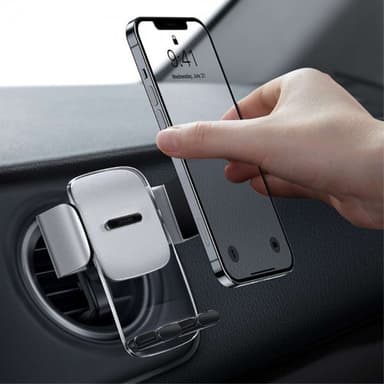 Baseus Bilholder Car Mount Holder Sølv