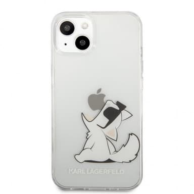 Karl Lagerfeld iPhone 13 Mini Cover Choupette Fun Transparent