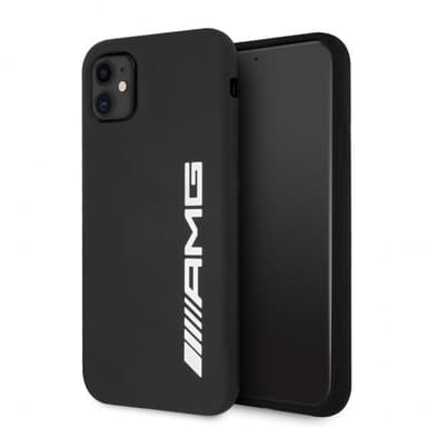 AMG iPhone 11 Cover Liquid Silicone Sort