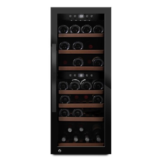 Fritstående vinkøleskab - WineExpert 38 Fullglass Black
