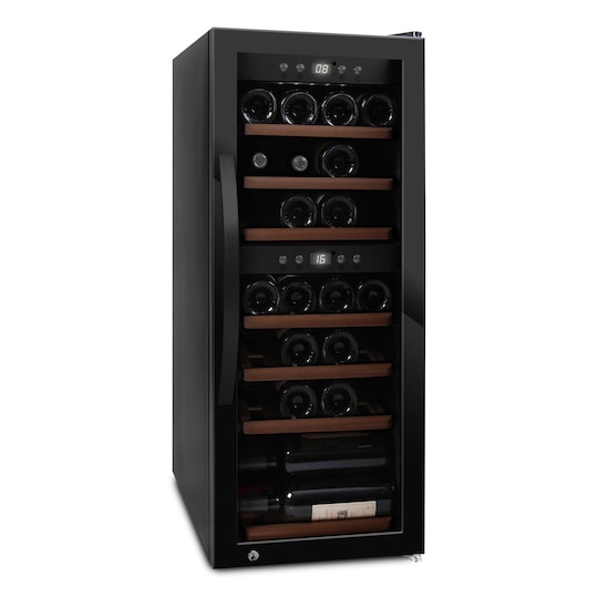 Fritstående vinkøleskab - WineExpert 38 Fullglass Black