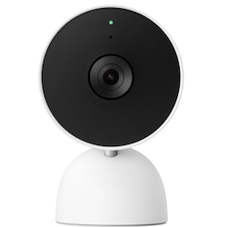 Google Nest Cam indendørs sikkerhedskamera med kabel