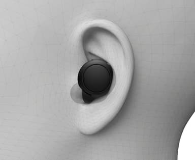 Sony WF-C500 true wireless in-ear høretelefoner (sort)