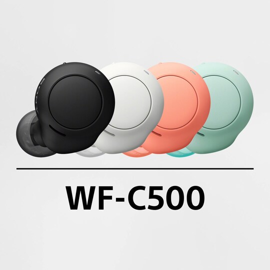 Sony WF-C500 true wireless in-ear høretelefoner (sort)