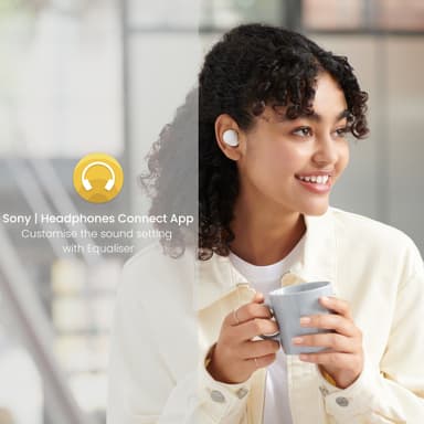 Sony WF-C500 true wireless in-ear høretelefoner (hvid)