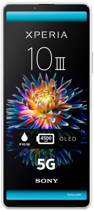 Sony Xperia 10 III - 5G smartphone 6/128GB (hvid)