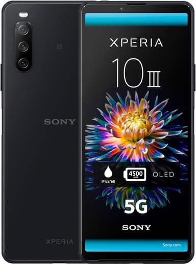 Sony Xperia 10 III - 5G smartphone 6/128GB (sort)