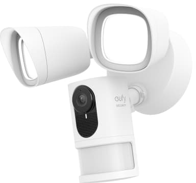 Eufy Security Floodlight Cam 2K udendørskamera (hvidt)