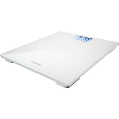 Grundig PS 2010 Digital personvægt Vejeområde=180 kg Glas, Hvid