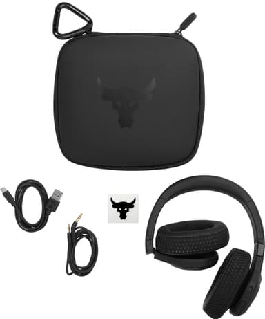 JBL UA Project Rock trådløse around-ear høretelefoner (sort)