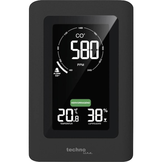 Techno Line WL1030 CO-display / CO2-måleapparat
