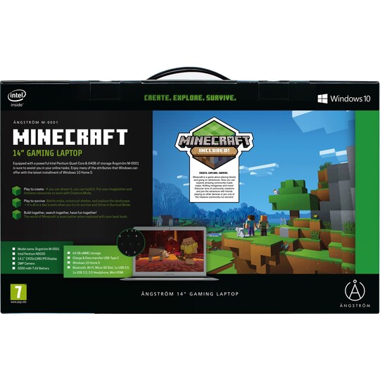Ångström Minecraft Laptop