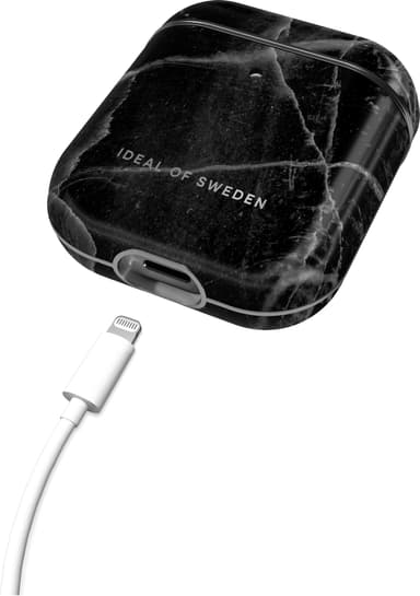 iDeal of Sweden AirPods 1/2 etui (black thunder marble)