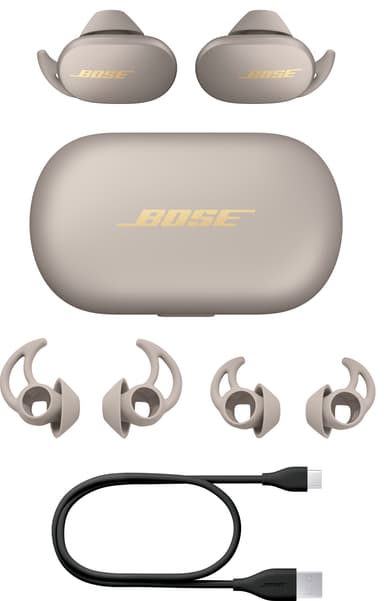 Bose QuietComfort Earbuds in-ear true wireless høretelefoner (sandstone)