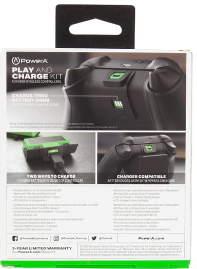 PowerA Play and Charge-kit til Xbox