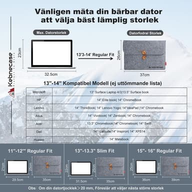 Kebnecase Sverige/14   Stilfuld nordisk
design
laptop ærme
/ bærbar etui