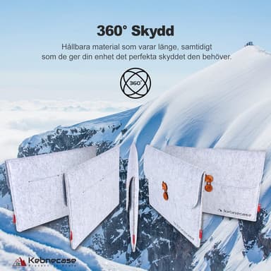 Kebnecase Sweden / 11   Stilfuldt nordisk design
 Computerkasse /
 Tablet -etui