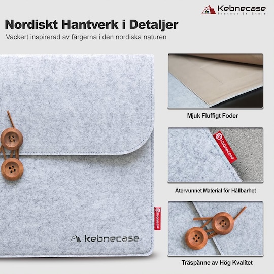 Kebnecase Sverige/ 12   Stilfuld nordisk
design
laptop ærme
/ bærbar etui