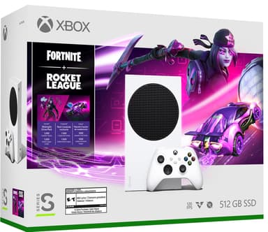Xbox Series S 512GB Fortnite og Rocket League-bundt (hvid)