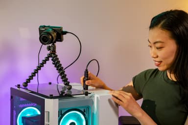 Canon EOS M200 BK M15 systemkamera gaming sæt
