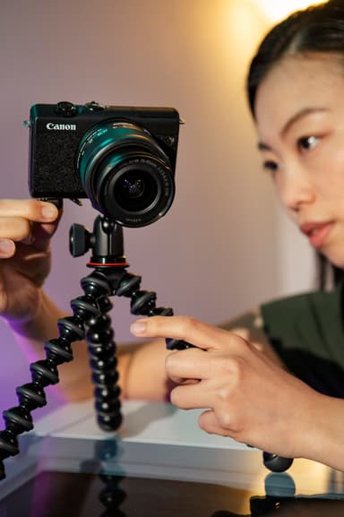 Canon EOS M200 BK M15 systemkamera gaming sæt