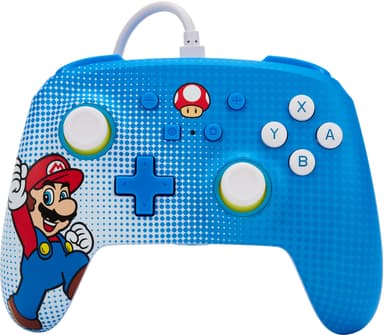 PowerA Enhanced Wired controller til Nintendo Switch (Blå)
