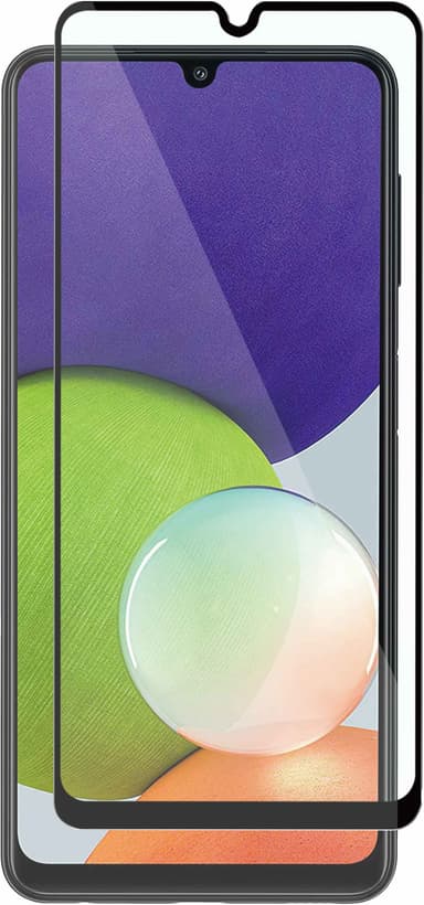 Panzer Full-Fit Samsung Galaxy A22 4G-skærmbeskytter (sort)