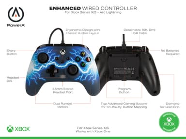 PowerA Enhanced Wired controller til Xbox Series X|S (Arc)