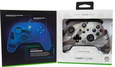 PowerA Enhanced Wired controller til Xbox Series X|S (Metallic)