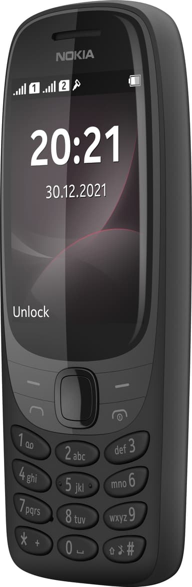 Nokia 6310 mobiltelefon (sort) - Kun 2G