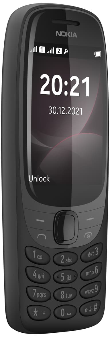 Nokia 6310 mobiltelefon (sort) - Kun 2G