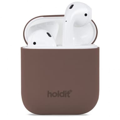 afgår specielt skraber holdit AirPods (1/2) Cover Silikone Nygård Dark Brown | Elgiganten
