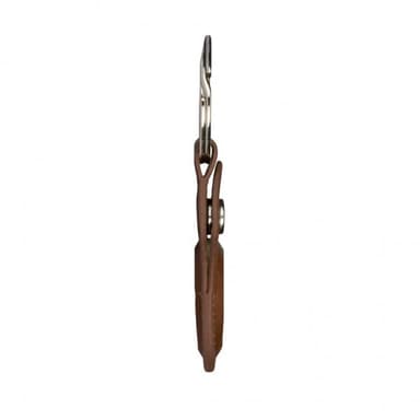 dbramante1928 Apple AirTag Holder Copenhagen Dark Tan/Silver
