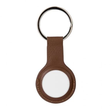 dbramante1928 Apple AirTag Holder Copenhagen Dark Tan/Silver