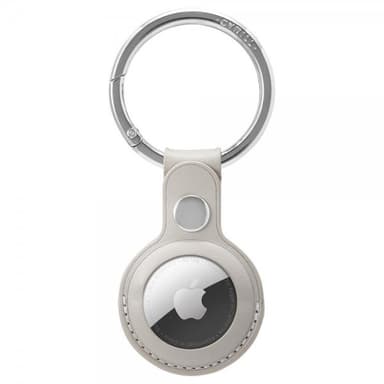 Apple AirTag Holder Basic Leather Stone
